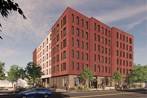 A rendering of 1599 Columbus Avenue in Boston