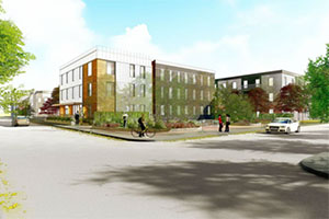 A rendering of 31 Tufts Street in Somerville, Mass.