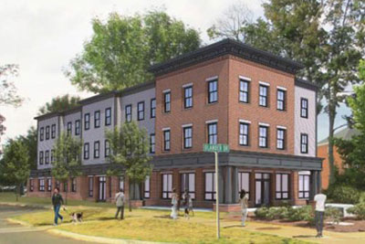 A rendering of 35 Village Hill Road in Northampton, Mass.