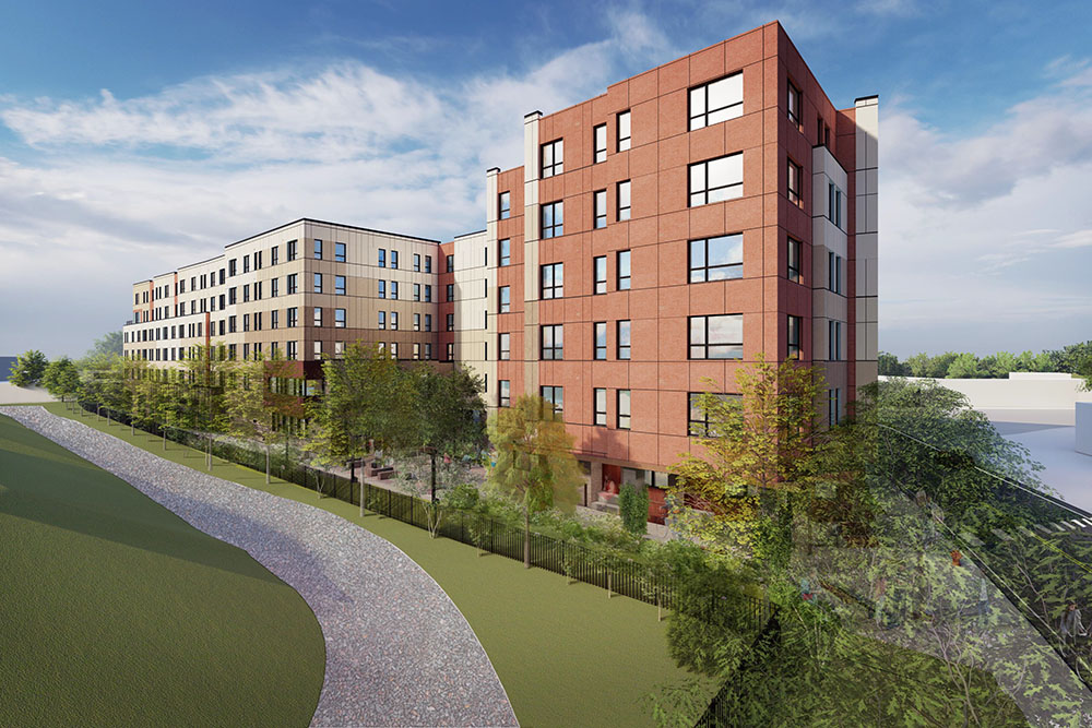 A rendering of 52 New Street in Cambridge, Mass.