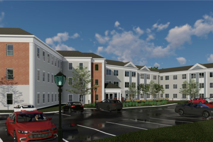 A rendering of the Cape Cod Five Redevelopment in Orleans, Mass.