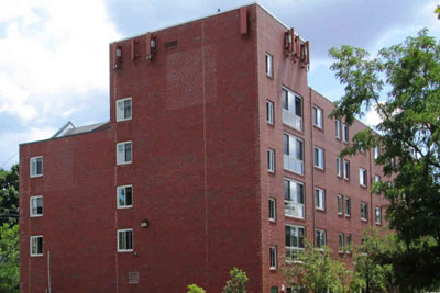 A photo of Casselman House in Newton, Mass.