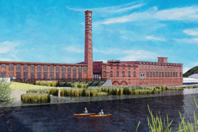 A rendering of Eagle Mill in Lee, Mass.