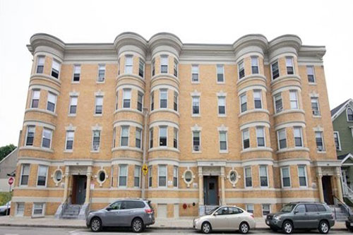 A photo of Fort Hill Gardens/Esperanza Trust in Roxbury, Mass.