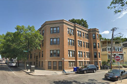 A photo of Granite Lena Park Apartments in the Dorchester neighborhood of Boston, Mass.