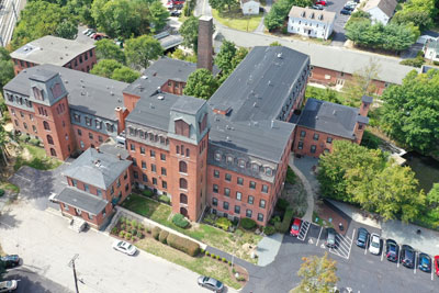 A photo of Hebronville Mill in Attleboro, Mass.