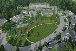 A rendering of Littleton Drive Family and Littleton Drive Senior in Wareham, Mass.