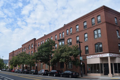 A photo of Newcastle Saranac in the South End of Boston, Mass.
