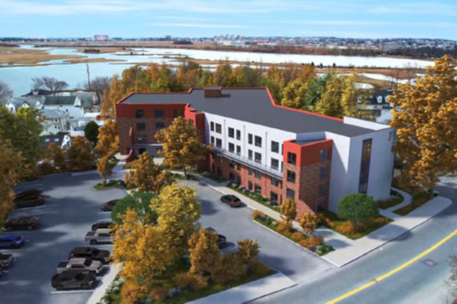 A rendering of North Strand Condominiums in Revere, Mass.