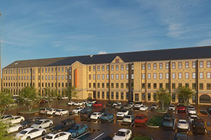 A rendering of Stone Mill in Lawrence, Mass.