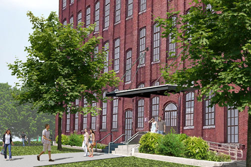 A rendering of Van Brodie Mill in Lawrence, Mass.