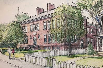 A rendering of the Walker School in Taunton, Mass.