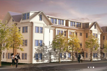 A rendering of Cote Village in Boston (Mattapan)