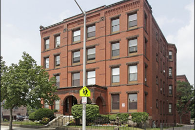 A photo of Matheson Apartments in Worcester, Mass.