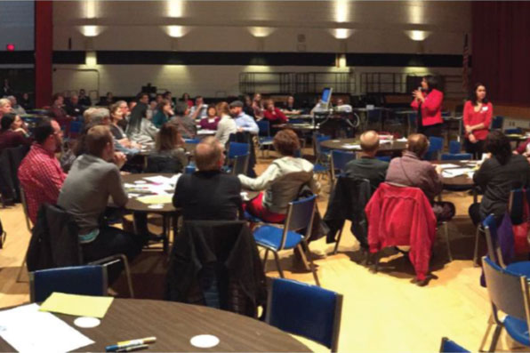 A public engagement meeting in Salem
