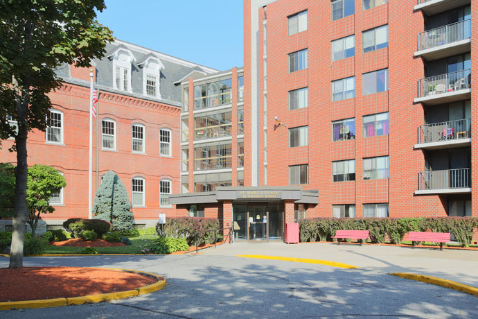 A photo of St. Mary's Plaza in Lynn, Mass.