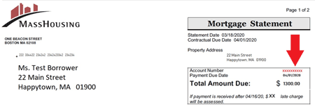 Where to find your MassHousing loan number